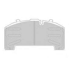 1103 SIMER Комплект тормозных колодок, дисковый тормоз