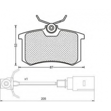 430216171259 MAGNETI MARELLI Комплект тормозных колодок, дисковый тормоз