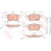 GDB1668 TRW Комплект тормозных колодок, дисковый тормоз