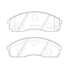 WBP23649A WAGNER LOCKHEED Комплект тормозных колодок, дисковый тормоз