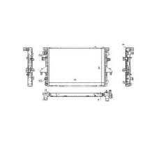 53797 NRF Радиатор, охлаждение двигателя