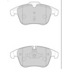 FD7596A NECTO Комплект тормозных колодок, дисковый тормоз