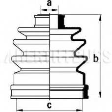J2881002 NIPPARTS Комплект пылника, приводной вал