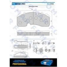 FO 917381 FOMAR ROULUNDS Комплект тормозных колодок, дисковый тормоз