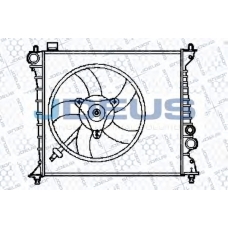 001M19 JDEUS Радиатор, охлаждение двигателя