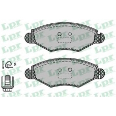 05P903 LPR Комплект тормозных колодок, дисковый тормоз