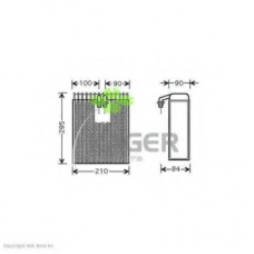 94-5659 KAGER Испаритель, кондиционер
