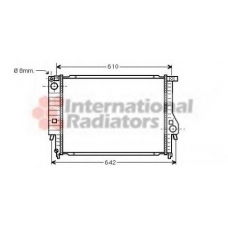 06002096 VAN WEZEL Радиатор, охлаждение двигателя