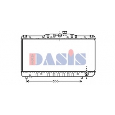 211030N AKS DASIS Радиатор, охлаждение двигателя