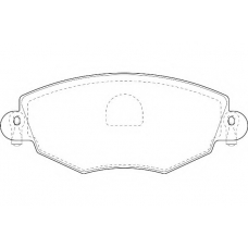 WBP23279A WAGNER LOCKHEED Комплект тормозных колодок, дисковый тормоз