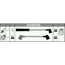 J5386005 NIPPARTS Комплект проводов зажигания