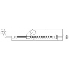 VBH973 MOTAQUIP Тормозной шланг