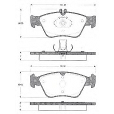 BLF919 QUINTON HAZELL Комплект тормозных колодок, дисковый тормоз