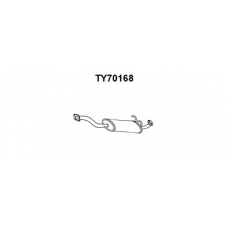 TY70168 VENEPORTE Предглушитель выхлопных газов