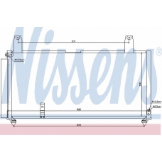 940080 NISSENS Конденсатор, кондиционер
