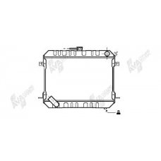 13002142 VAN WEZEL Радиатор, охлаждение двигателя