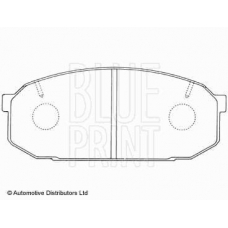 ADM54233 BLUE PRINT Комплект тормозных колодок, дисковый тормоз