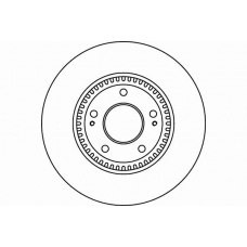 MDC2043 MINTEX Тормозной диск