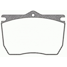 JSX 2824.20 ROADHOUSE Комплект тормозных колодок, дисковый тормоз