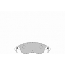 FD6911A NECTO Комплект тормозных колодок, дисковый тормоз