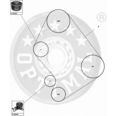 SK-1189 OPTIMAL Комплект ремня грм