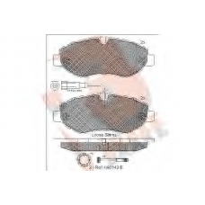 RB1846 R BRAKE Комплект тормозных колодок, дисковый тормоз