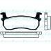 BP-6504 KAVO PARTS Комплект тормозных колодок, дисковый тормоз