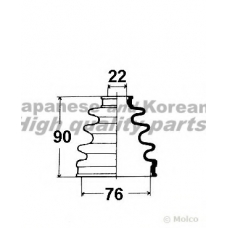 T507-01 ASHUKI Комплект пылника, приводной вал