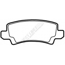 FBP3400 FIRST LINE Комплект тормозных колодок, дисковый тормоз