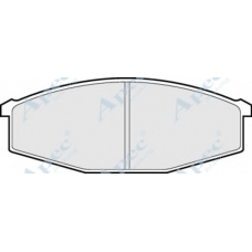 PAD375 APEC Комплект тормозных колодок, дисковый тормоз