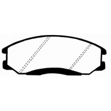 J PA-H05AF JAPANPARTS Комплект тормозных колодок, дисковый тормоз