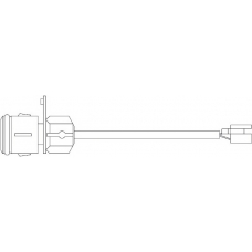 WS0155A KAWE Сигнализатор, износ тормозных колодок