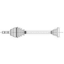 17-0352 METELLI Приводной вал