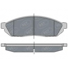 SP 265 SCT Комплект тормозных колодок, дисковый тормоз