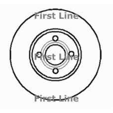 FBD431 FIRST LINE Тормозной диск