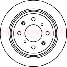 562016B BENDIX Тормозной диск