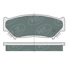 SP 361 PR SCT Комплект тормозных колодок, дисковый тормоз