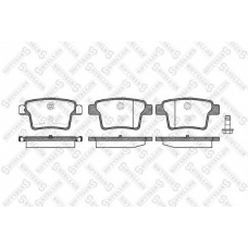 1160 010B-SX STELLOX Комплект тормозных колодок, дисковый тормоз