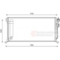 32005220 VAN WEZEL Конденсатор, кондиционер