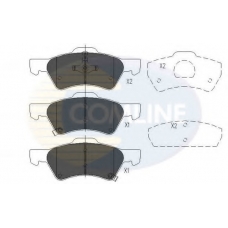 CBP31163 COMLINE Комплект тормозных колодок, дисковый тормоз