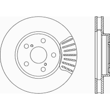BDA1726.20 OPEN PARTS Тормозной диск