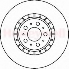 562217B BENDIX Тормозной диск