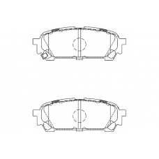 WBP24331A WAGNER LOCKHEED Комплект тормозных колодок, дисковый тормоз
