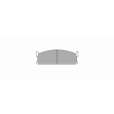 354 SIMER Комплект тормозных колодок, дисковый тормоз