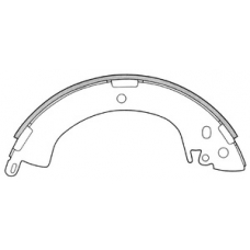 FN-6664 JNBK Колодки тормозные