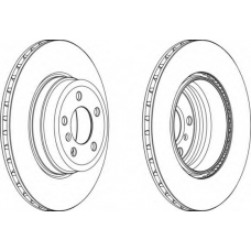 DDF1716C FERODO Тормозной диск