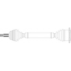 WW3244 General Ricambi Приводной вал
