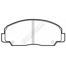 FBP3217 FIRST LINE Комплект тормозных колодок, дисковый тормоз