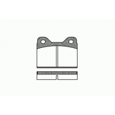 0073 00 KAWE Комплект тормозных колодок, дисковый тормоз