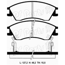 IBD-1710 IPS Parts Комплект тормозных колодок, дисковый тормоз